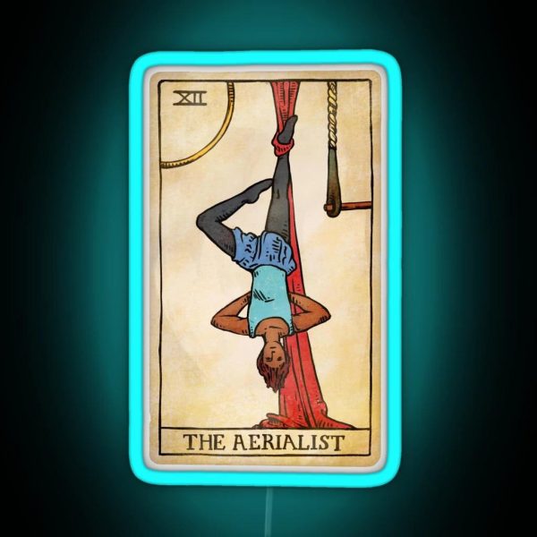 The Aerialist Tarot Card RGB Neon Sign
