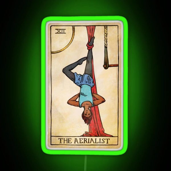 The Aerialist Tarot Card RGB Neon Sign