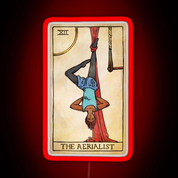 The Aerialist Tarot Card RGB Neon Sign
