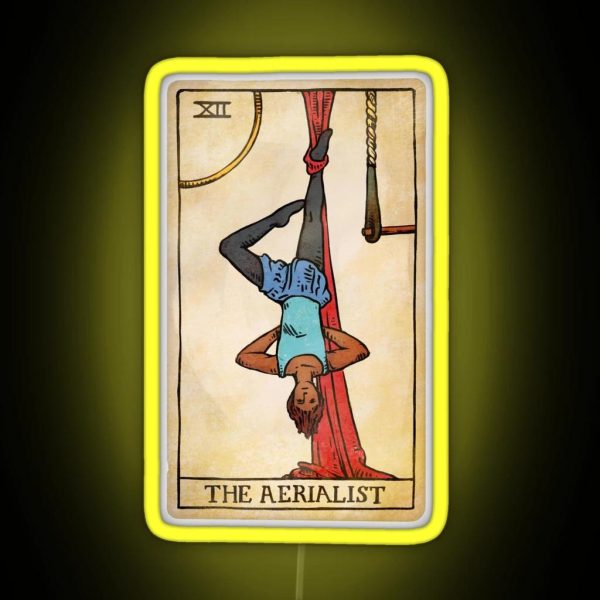 The Aerialist Tarot Card RGB Neon Sign