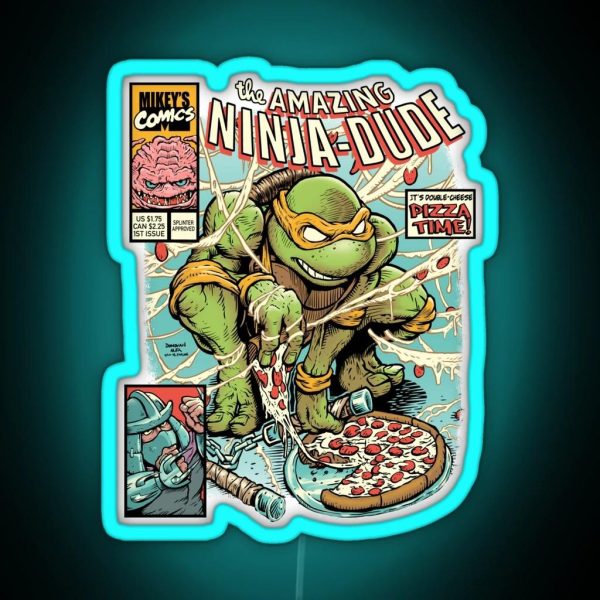 The Amazing Ninja Dude RGB Neon Sign
