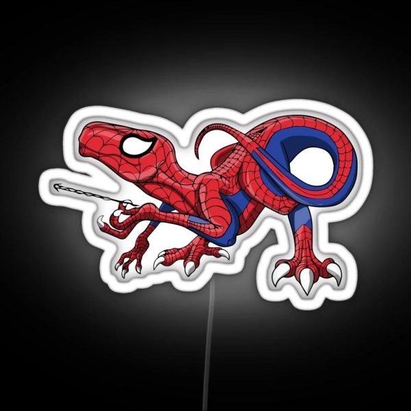 The Amazing Spideraptor RGB Neon Sign