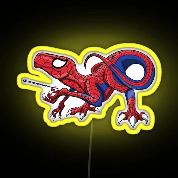 The Amazing Spideraptor RGB Neon Sign