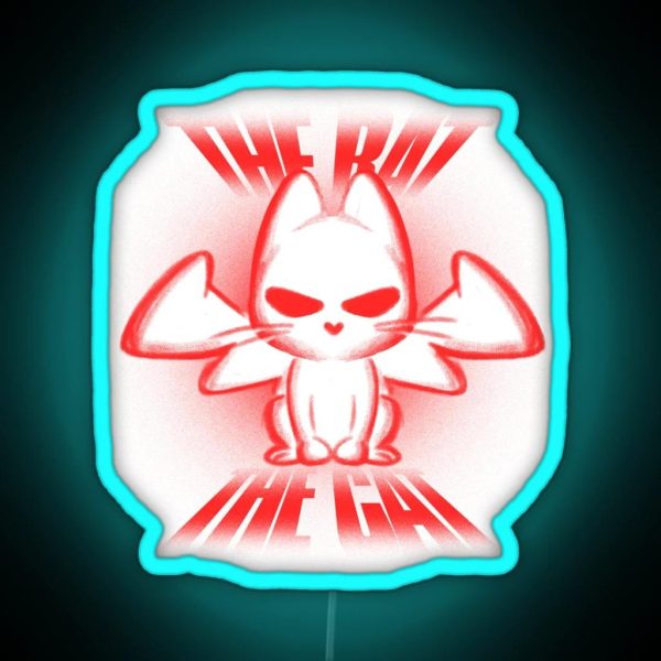 The Bat And The Cat RGB Neon Sign