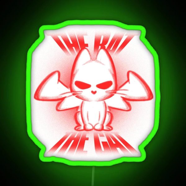 The Bat And The Cat RGB Neon Sign