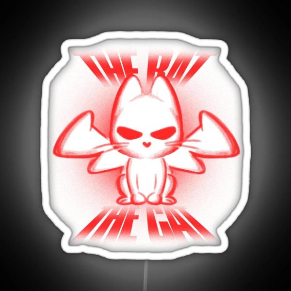 The Bat And The Cat RGB Neon Sign