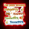 RGB neon sign reading 'The Beer Season: Beerfest Oktoberfest 2023'