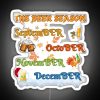 Neon beer festival sign with RGB colors, highlighting October's Oktoberfest celebration.