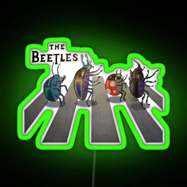 The Beetles RGB Neon Sign