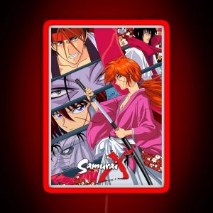 The Best Men Women Rurouni Otaku Kenshin Vintage Style RGB Neon Sign