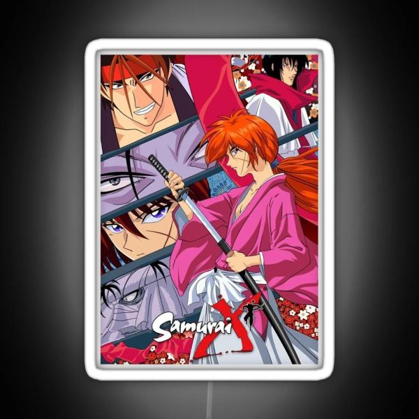 The Best Men Women Rurouni Otaku Kenshin Vintage Style RGB Neon Sign