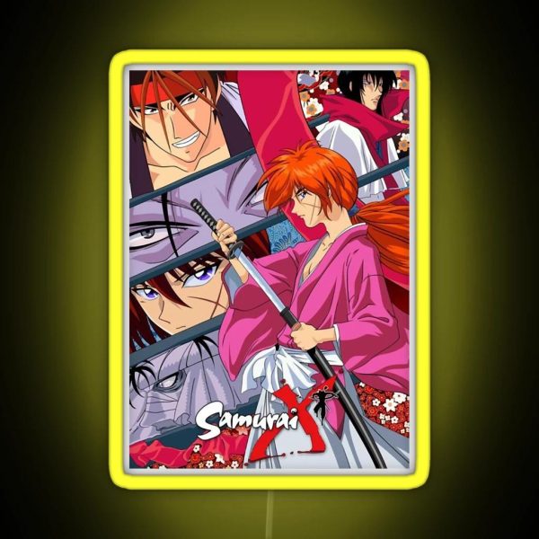 The Best Men Women Rurouni Otaku Kenshin Vintage Style RGB Neon Sign