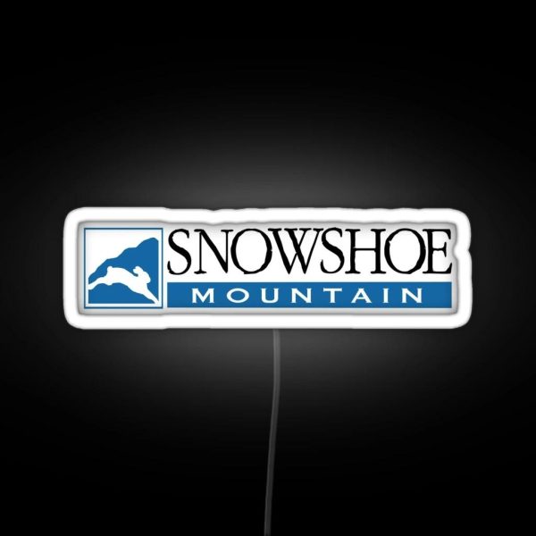 The Best Snowshoe Mountain Ever RGB Neon Sign