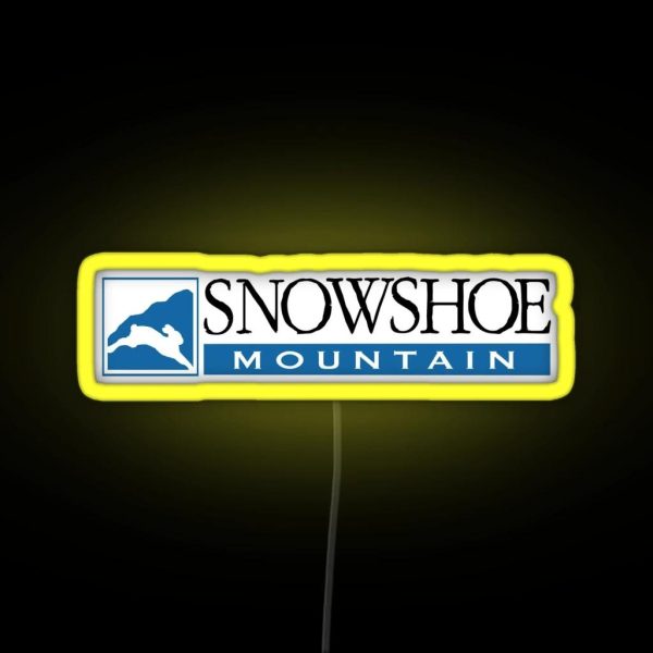 The Best Snowshoe Mountain Ever RGB Neon Sign