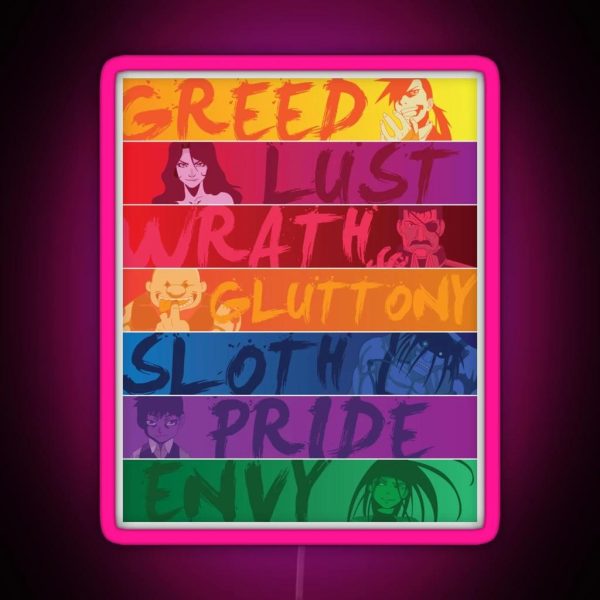 The Big Seven RGB Neon Sign