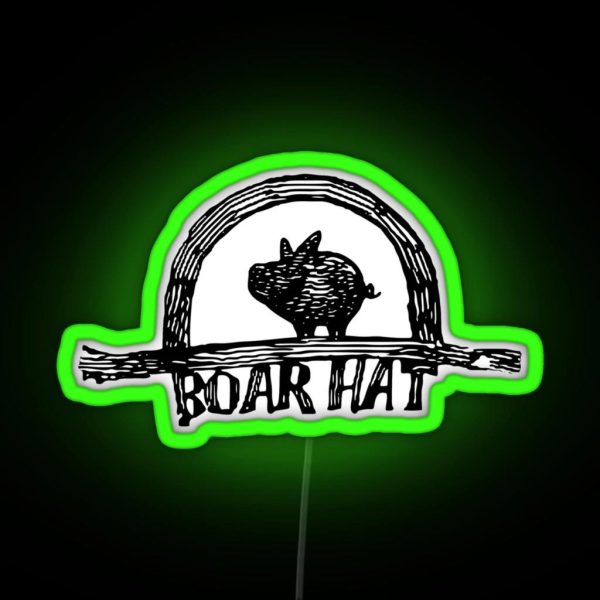 The Boarhat Bar Logo Led RGB Neon Sign