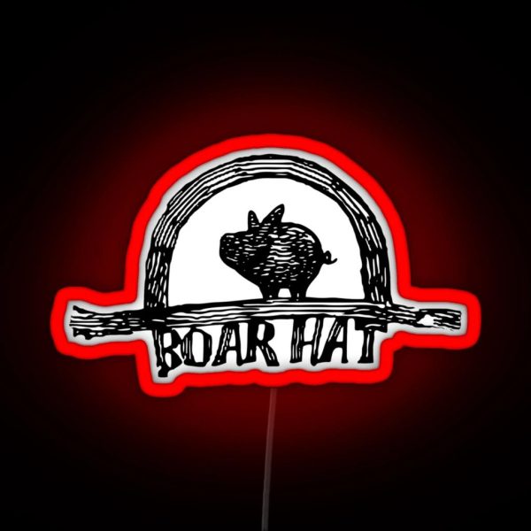 The Boarhat Bar Logo Led RGB Neon Sign