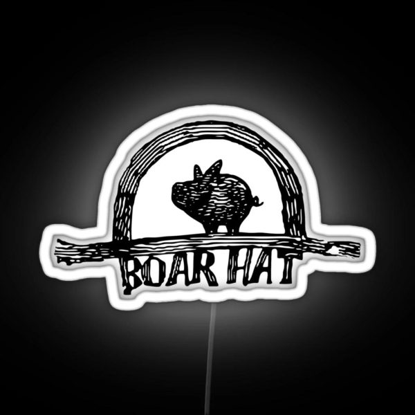 The Boarhat Bar Logo Led RGB Neon Sign