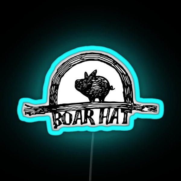 The Boarhat Bar Logo RGB Neon Sign
