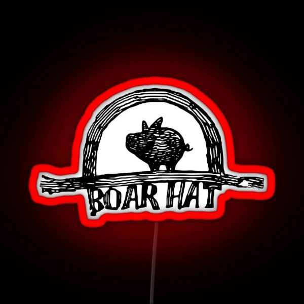 The Boarhat Bar Logo RGB Neon Sign