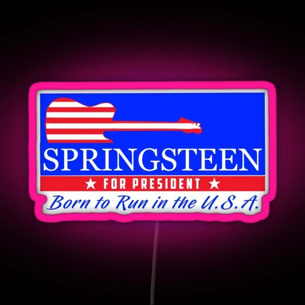 The Boss For President RGB Neon Sign