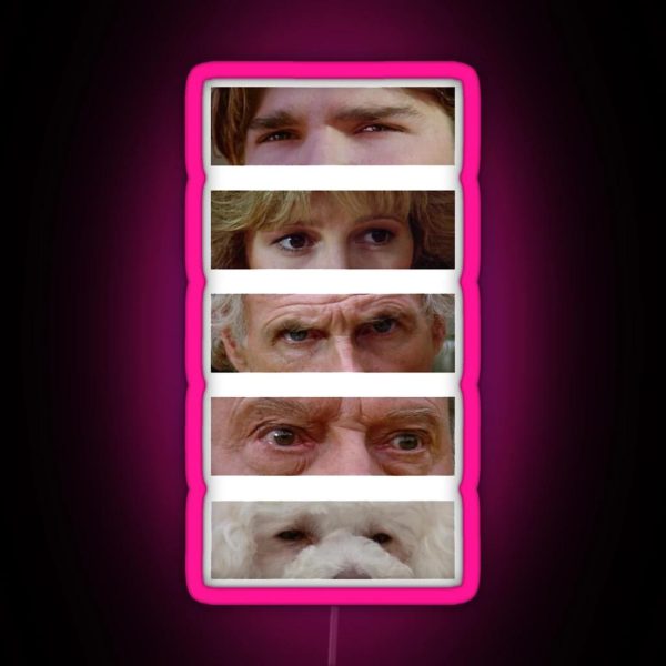 The Burbs Stare Staredown Collage RGB Neon Sign