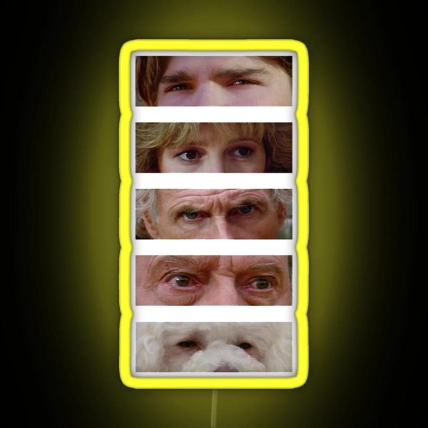 The Burbs Stare Staredown Collage RGB Neon Sign