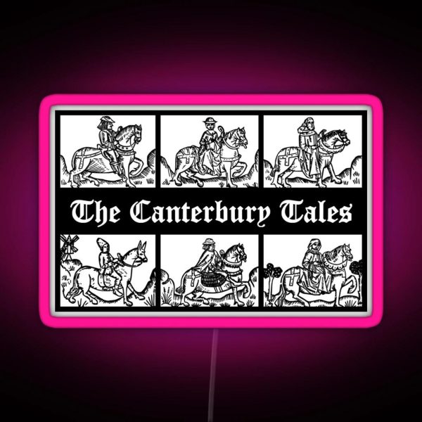 The Canterbury Tales RGB Neon Sign