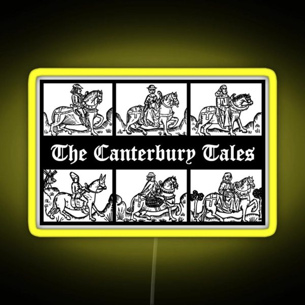 The Canterbury Tales RGB Neon Sign