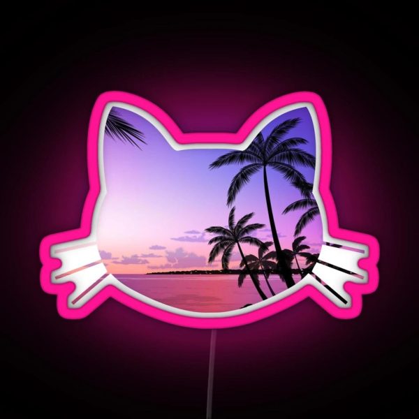 The Cat Chill RGB Neon Sign
