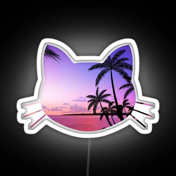 The Cat Chill RGB Neon Sign