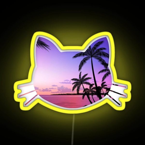 The Cat Chill RGB Neon Sign