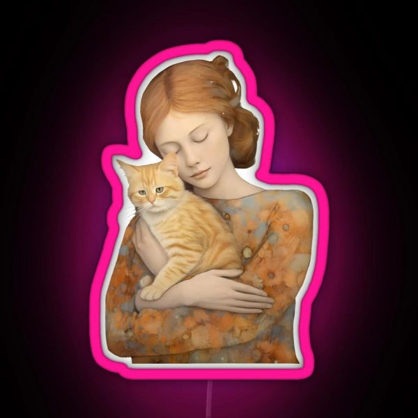 The Cat Lady RGB Neon Sign