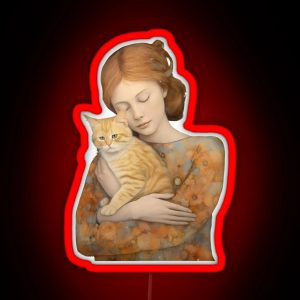 The Cat Lady RGB Neon Sign