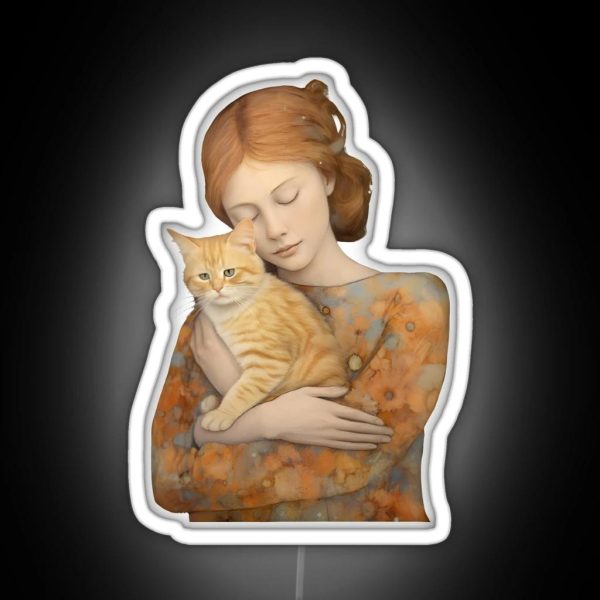 The Cat Lady RGB Neon Sign