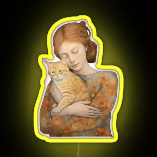 The Cat Lady RGB Neon Sign