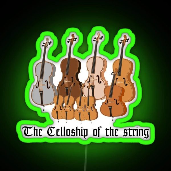 The Celloship Of The String RGB Neon Sign