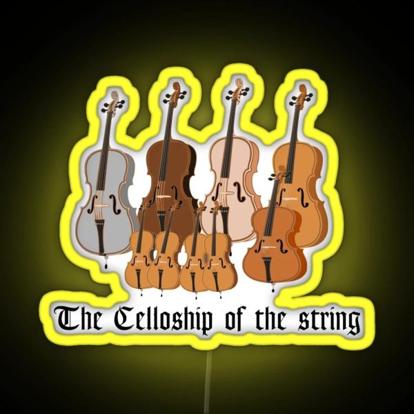 The Celloship Of The String RGB Neon Sign