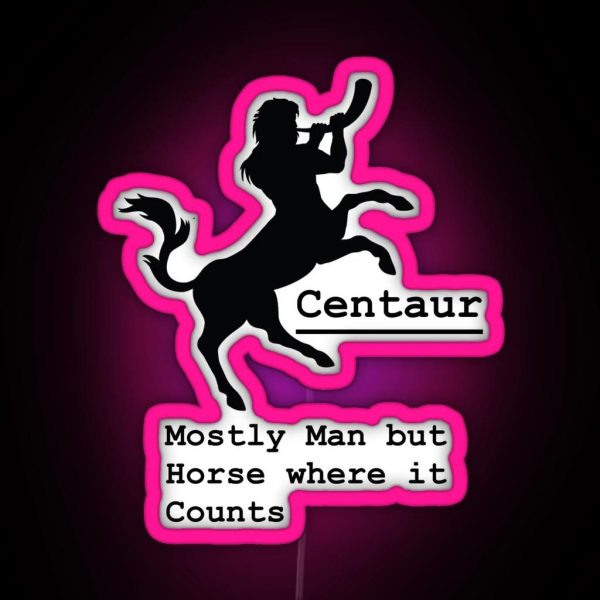 The Centaur RGB Neon Sign