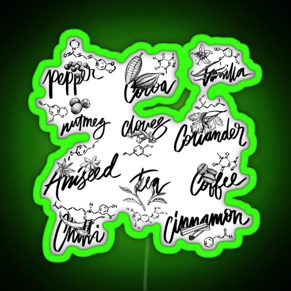 The Chemistry Of Food 2 RGB Neon Sign