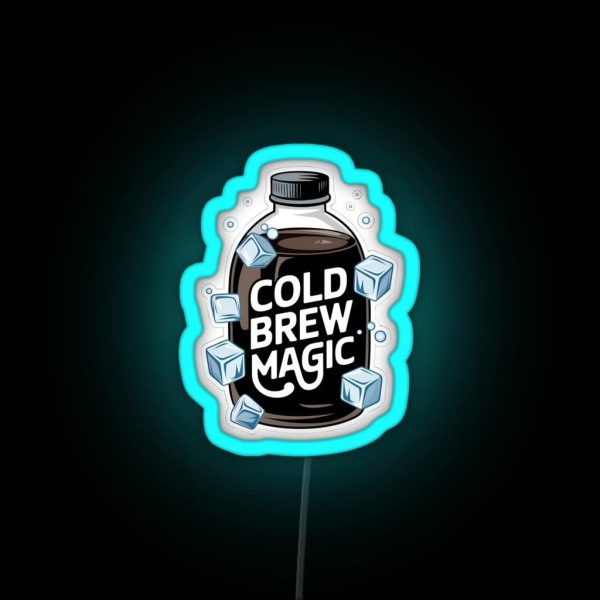 The Cold Brew Magic RGB Neon Sign