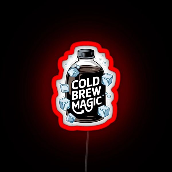 The Cold Brew Magic RGB Neon Sign