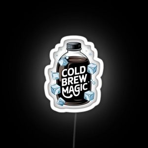 The Cold Brew Magic RGB Neon Sign