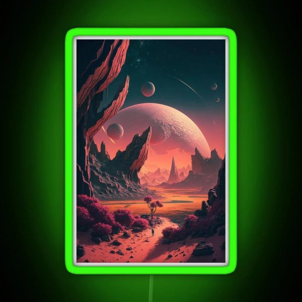 The Cosmic Wilderness RGB Neon Sign