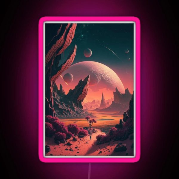 The Cosmic Wilderness RGB Neon Sign