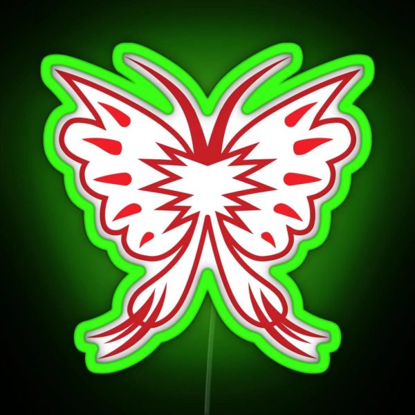 The Crimson Butterfly RGB Neon Sign