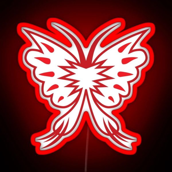 The Crimson Butterfly RGB Neon Sign