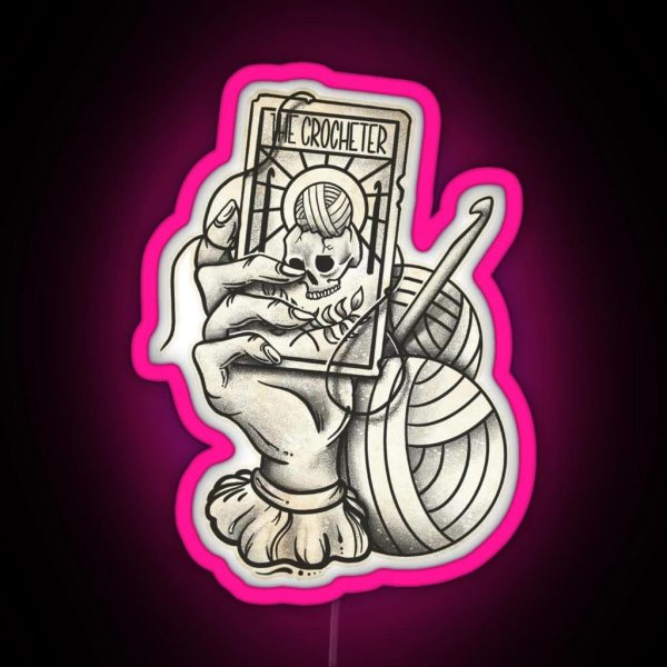 The Crocheter RGB Neon Sign