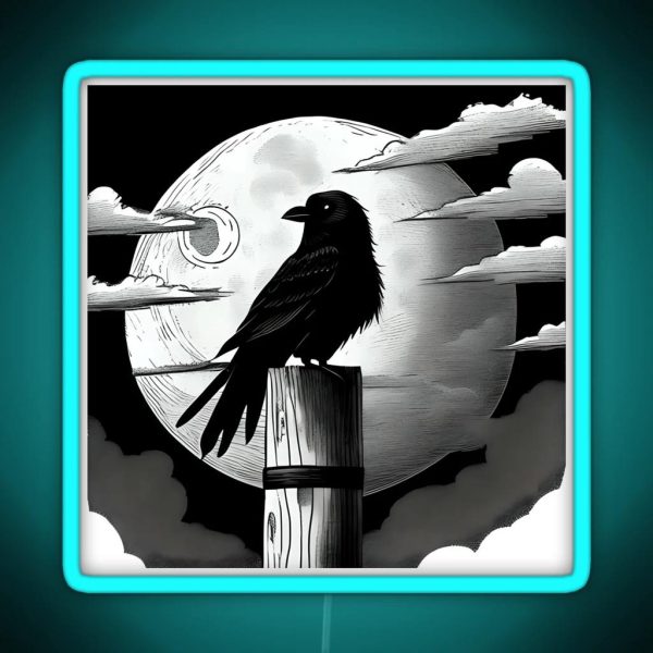 The Crow RGB Neon Sign