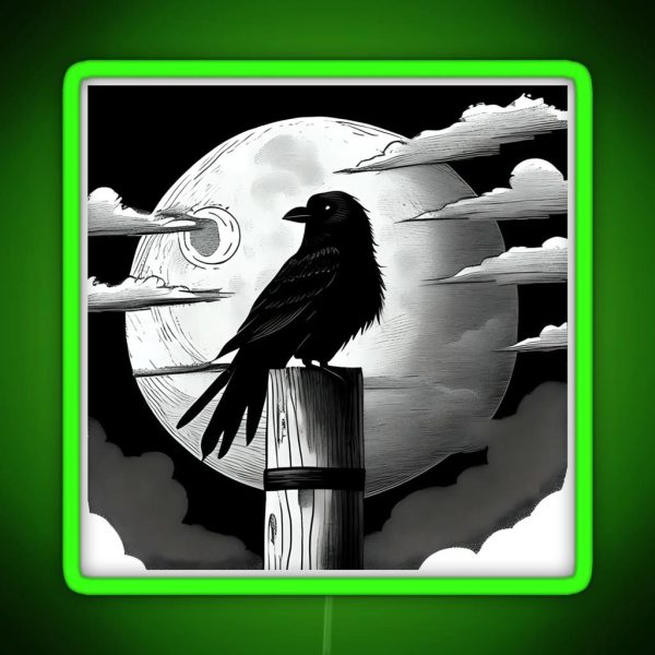 The Crow RGB Neon Sign